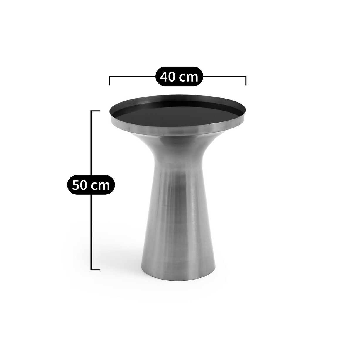 AM.PM<br>Mesa lateral Kuma em latão