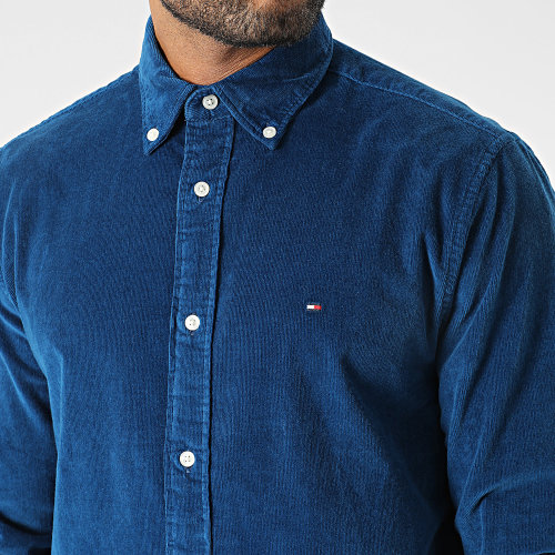 Chemise Manches Longues Flex Solid Corduroy 2931 Bleu Roi