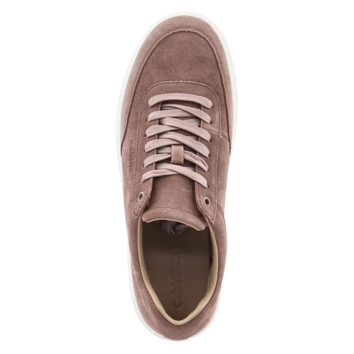 Calvin KleinLow Sneaker LACE UP SUEDE - brownie