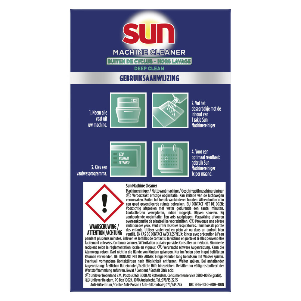 Sun Machinereiniger Out-Wash3 stuks