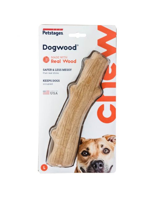 Petstages Dogwood Stick Bruin - Hondenspeelgoed