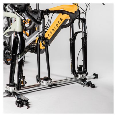 Porte vélo Intérieur de Voiture Decathlon Aluminium Gris