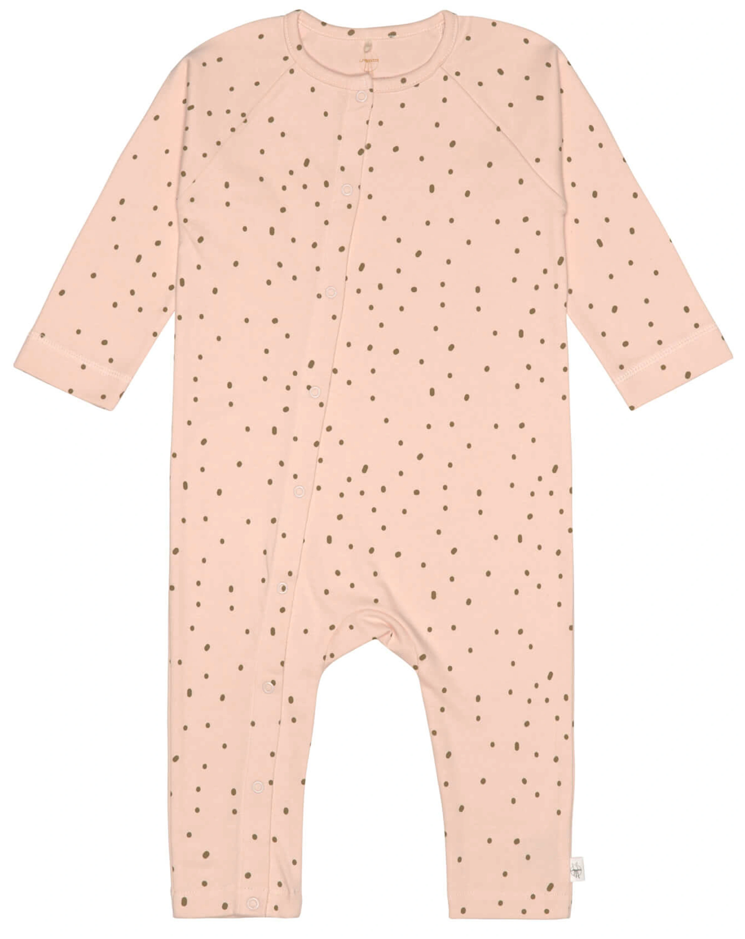Schlafstrampler DOTS ohne Fuß in powder pink