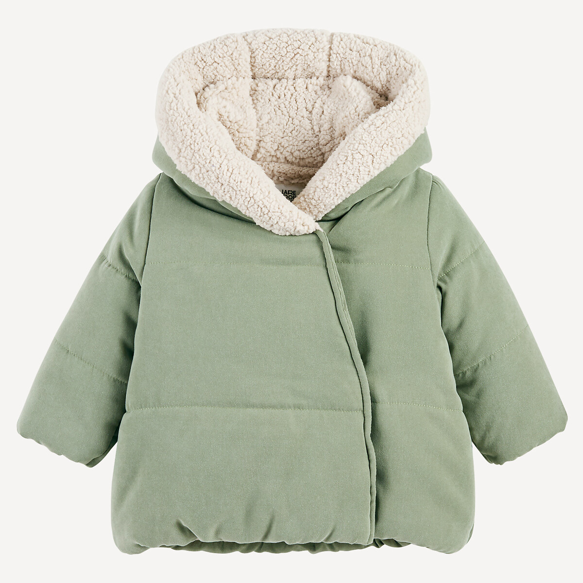 COLEÇÕES LA REDOUTE<br>Casaco quente com capuz e forro de sherpa