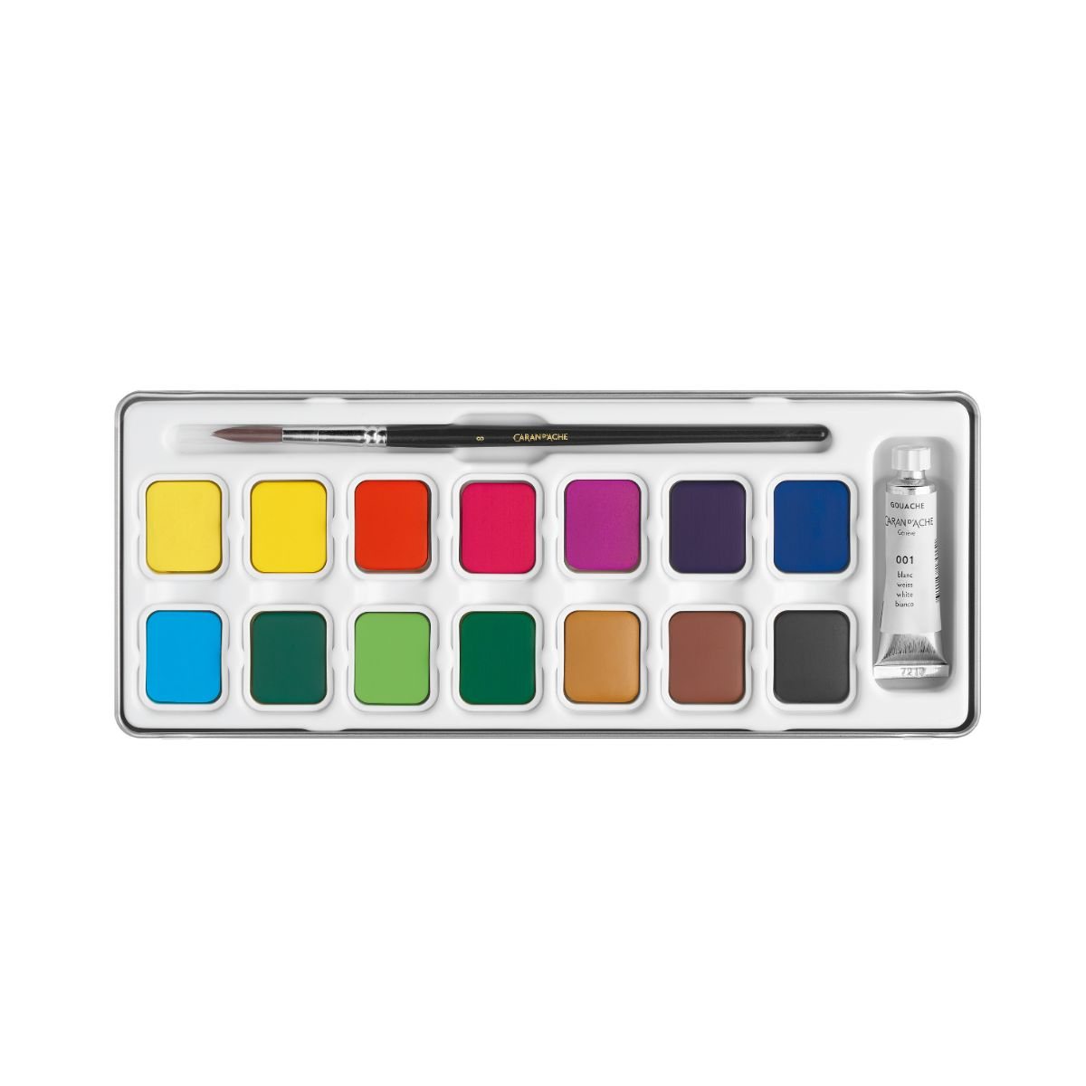 Caran d'Ache Gouache Watercolour Paint Set Of 15