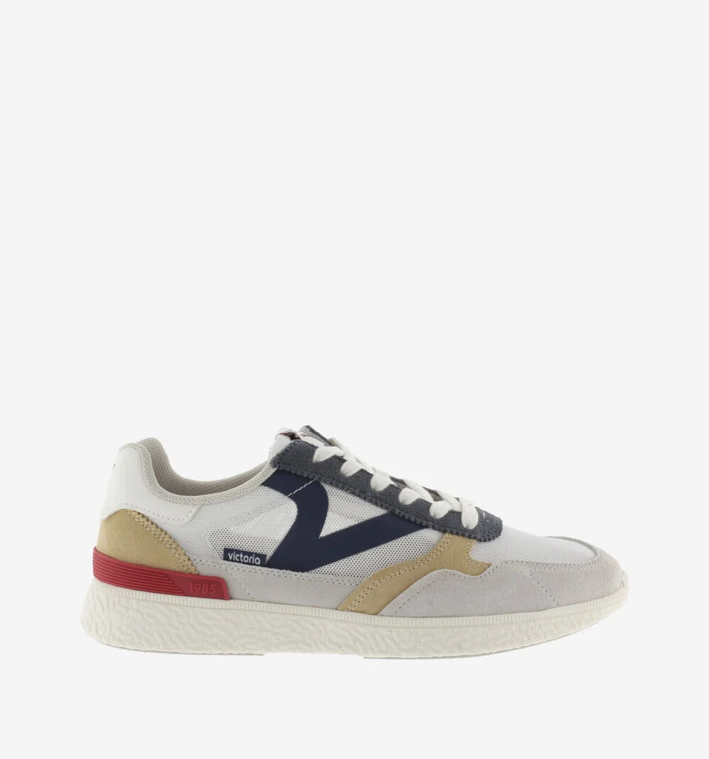 ANIMA - SPORT RETRO Baskets en mesh pour homme BLANCO