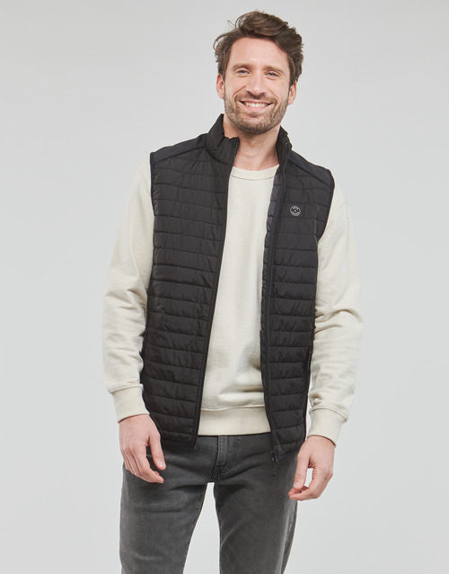 Jack & Jones - JJEMULTI BODYWARMER COLLAR - Noir