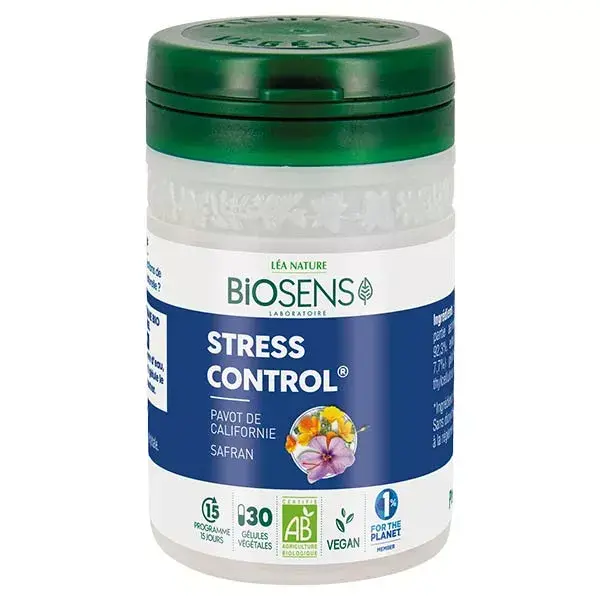 Biosens Stress Control® Orgânico 30 cápsulas vegetais