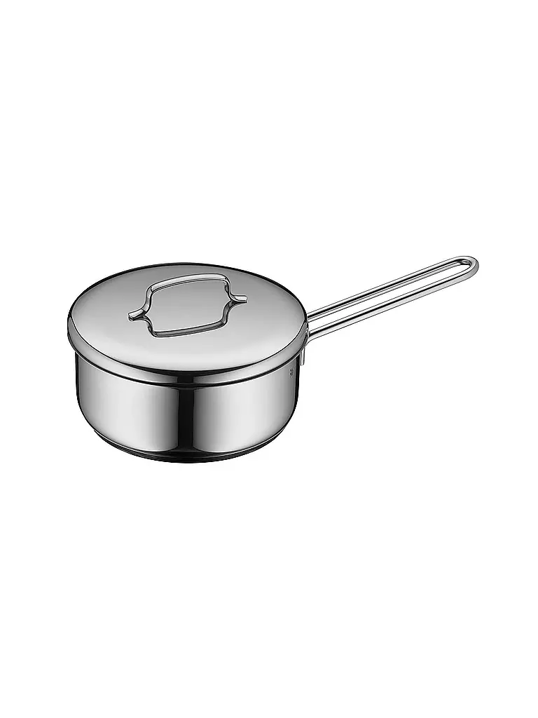 WMF Mini Stielkasserolle mit Deckel 16cm Cromargan silber