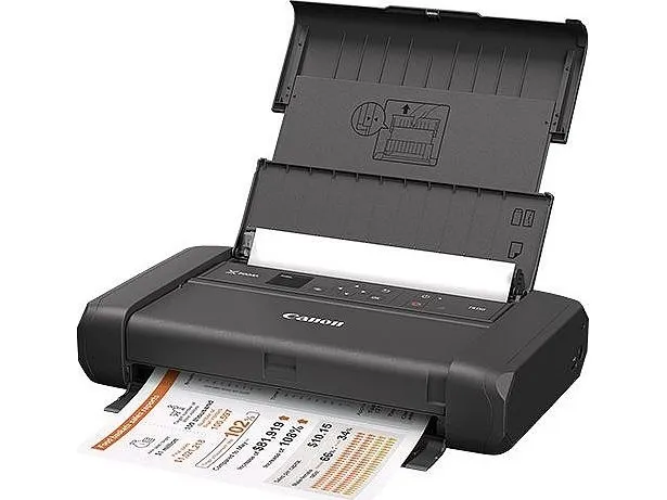 Canon PIXMA TR150 - Printer - farve - blækprinter - A4/Legal - op til 9 ipm (mono) / op til 5.5 ipm (farve) - kapacitet: 50 ark - USB 2.0, Wi-Fi(n) - Uden Batteri