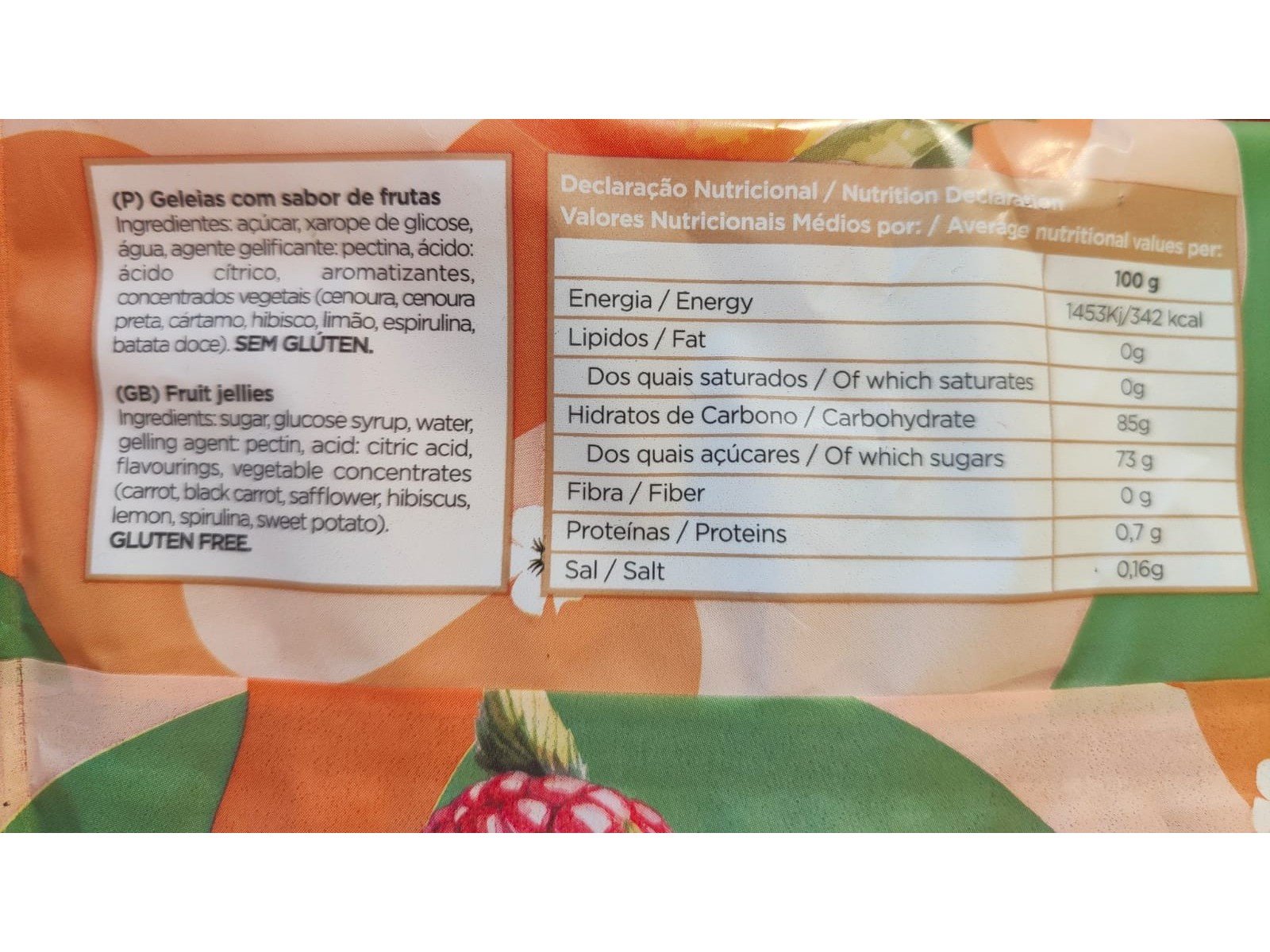 GOMAS CANDYCAT GELEIAS DE FRUTA 120G