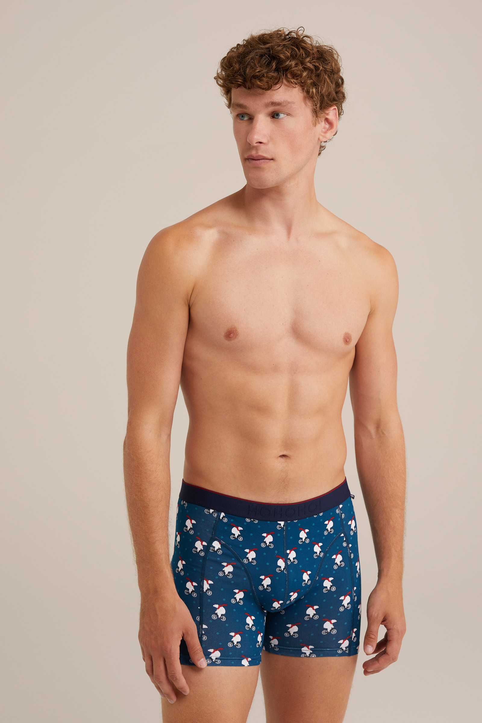 boxershort met dessin WE Fashion Petrol
