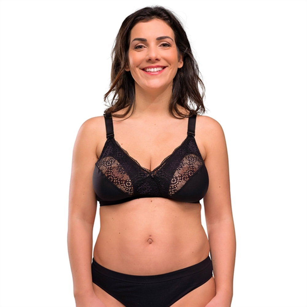 Soft as Silk Amme-BH Sort - Carriwell → Luksusbaby.dk