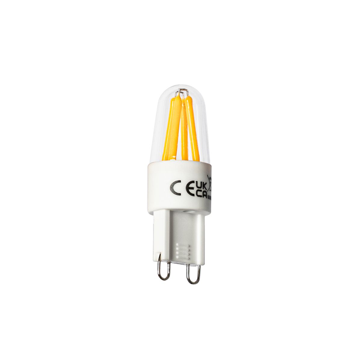 Set van 5 G9 LED filament lamp 1,8W 170 lm 2300K