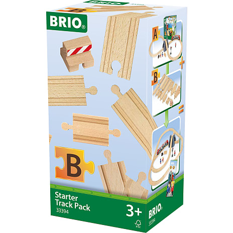 BRIO Startpakke med skinner, 13 dele - 33394