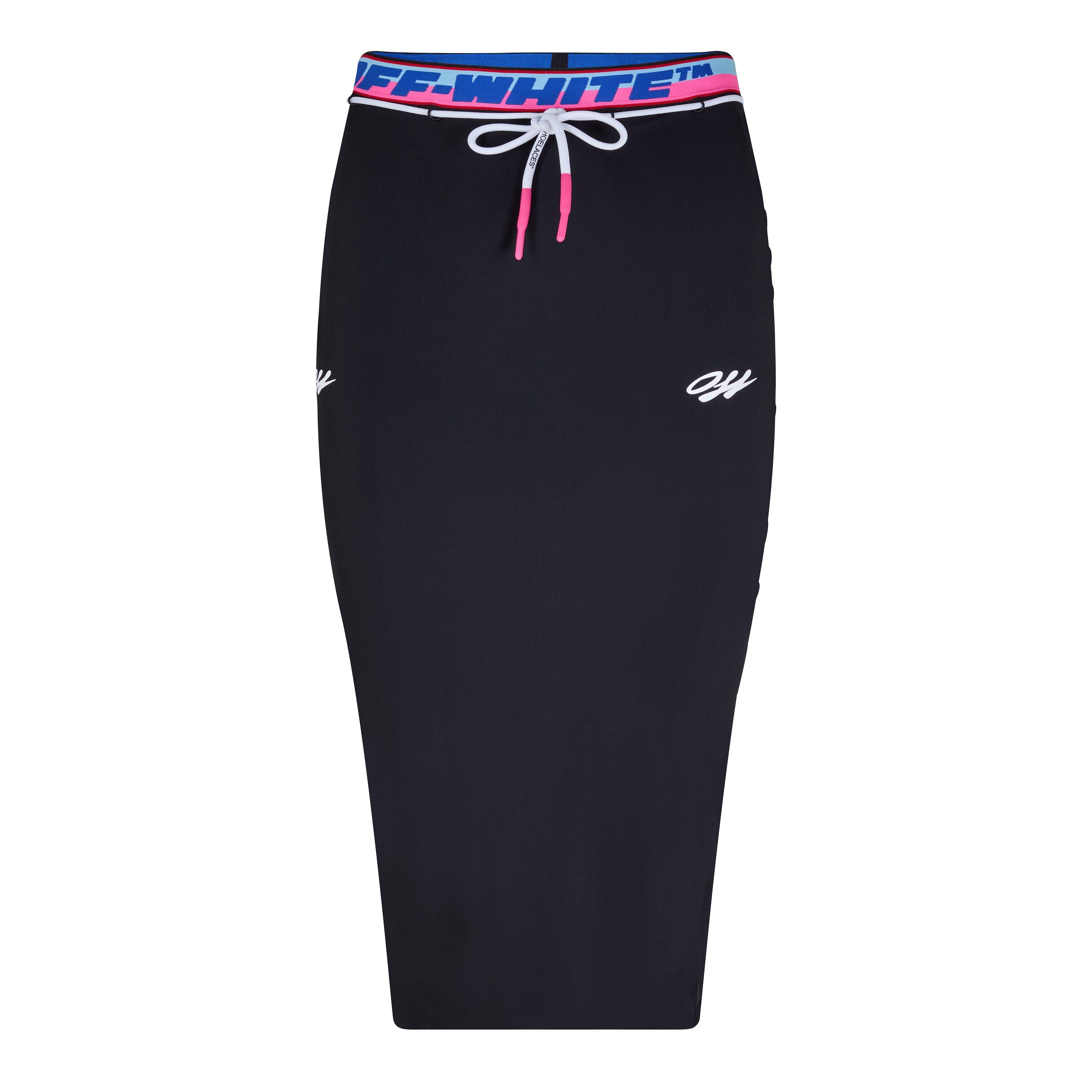 Off White Athleisure Midi Skirt