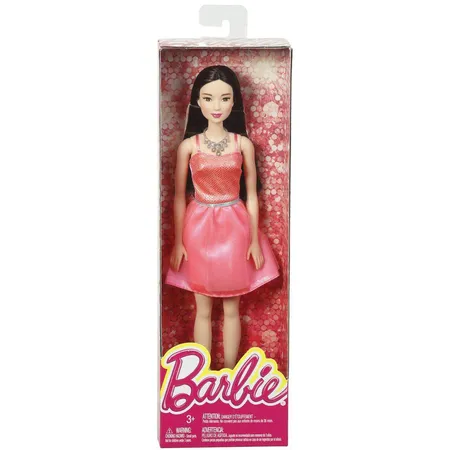 Barbie im Glitzerkleid rosa