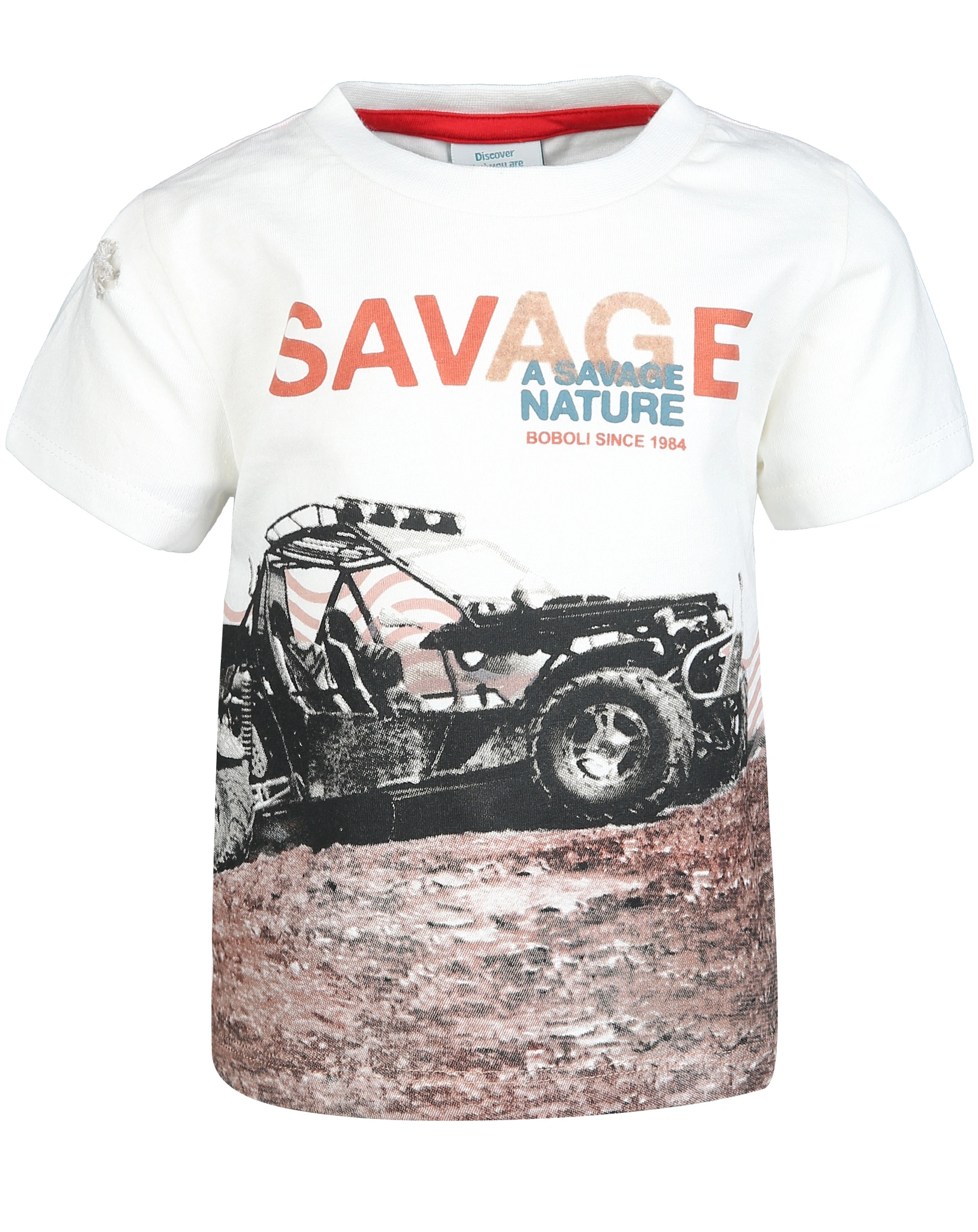 T-Shirt SAVAGE in weiß