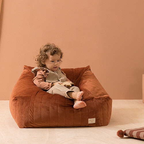 Nobodinoz zitzak chelsea velvet - wild brown