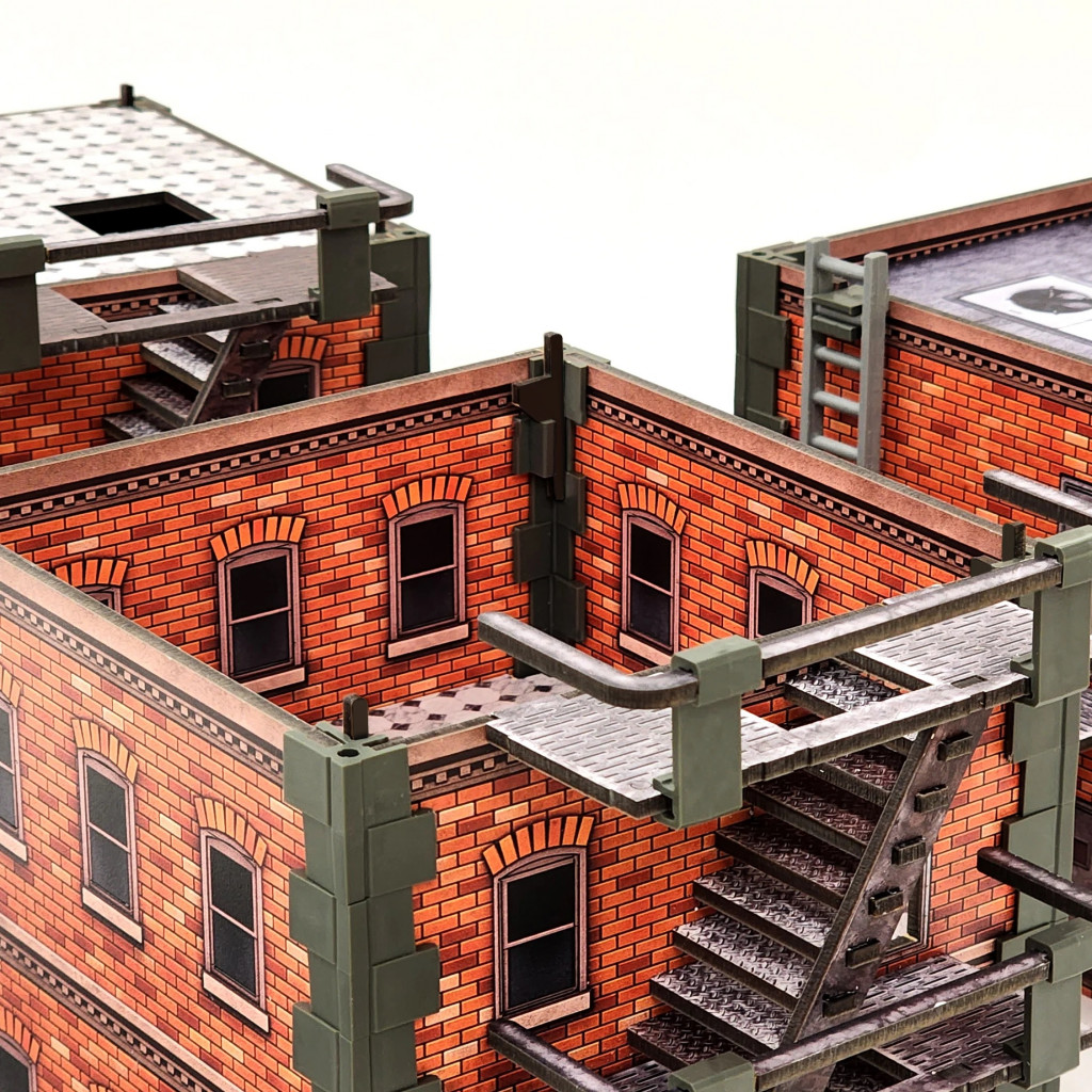 Metropolis Cityscape Six-Story High Rise