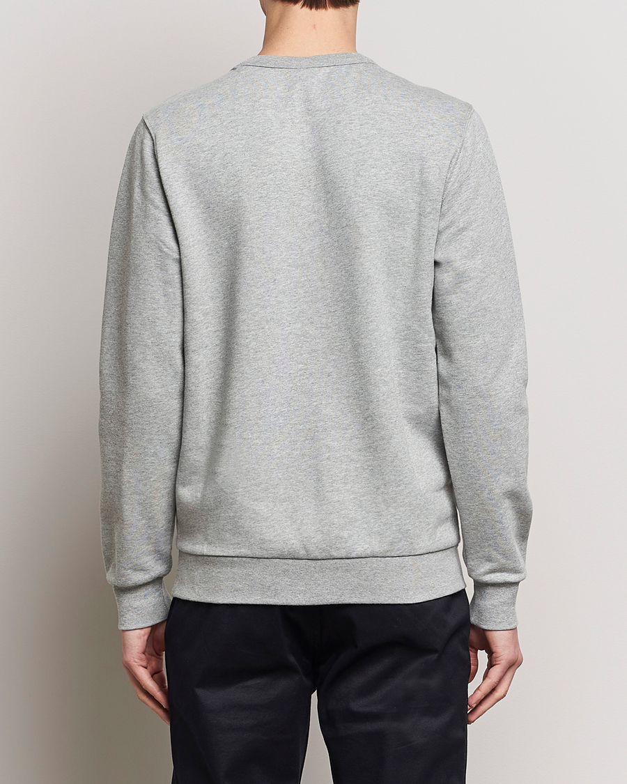 KnowledgeCotton Apparel Erik Badge Sweatshirt Grey Melange