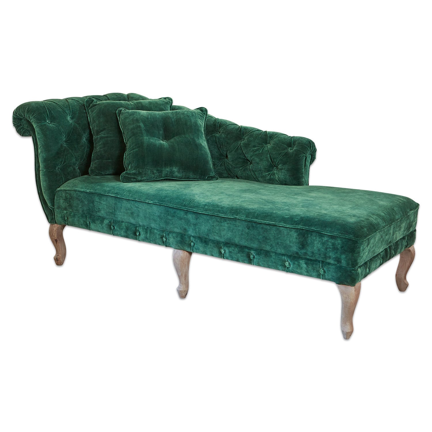 Chaiselongue Viviani dunkelgrün