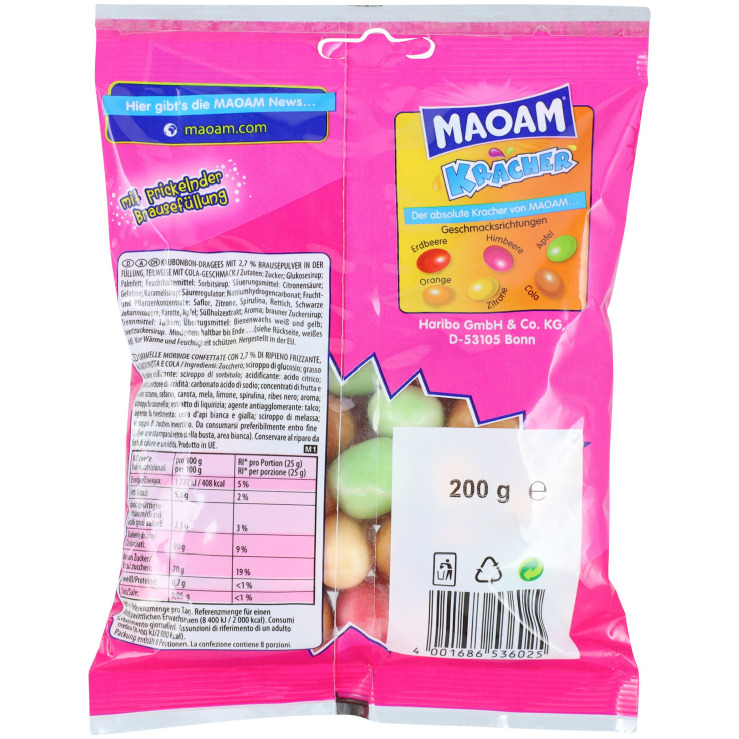 Maoam Kracher Beutel
