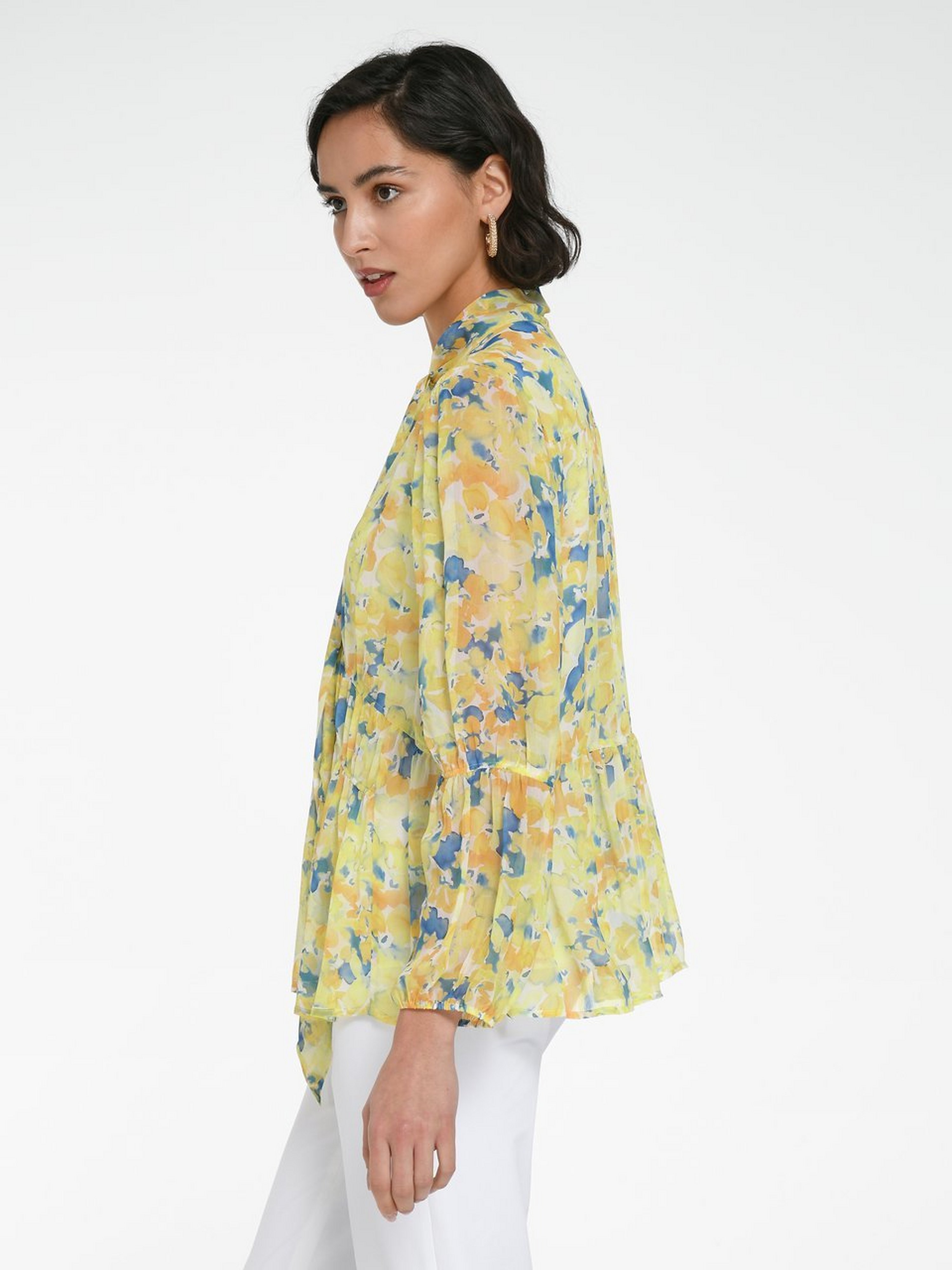 Bluse mit 3/4-Arm