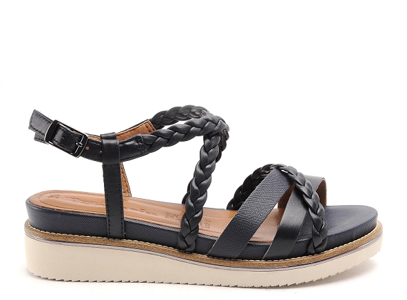 Tamaris nu pieds plats femme 28207 20 bleu