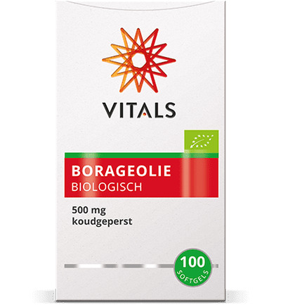 Vitals Borageolie 500 Mg Bio (100 softgels)