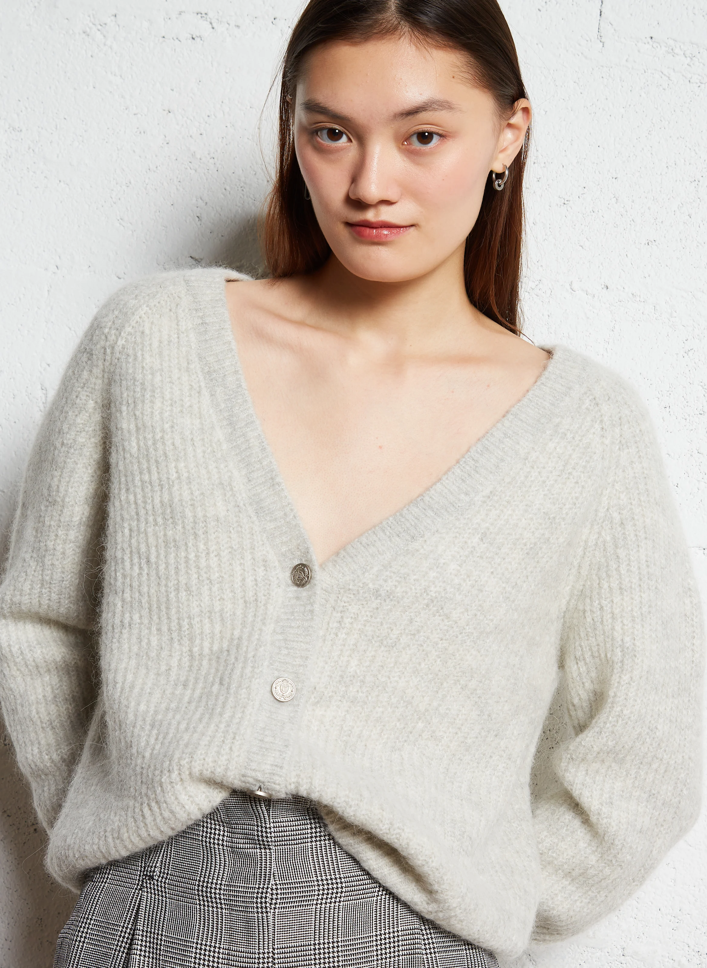 Cardigan oversize | Gris