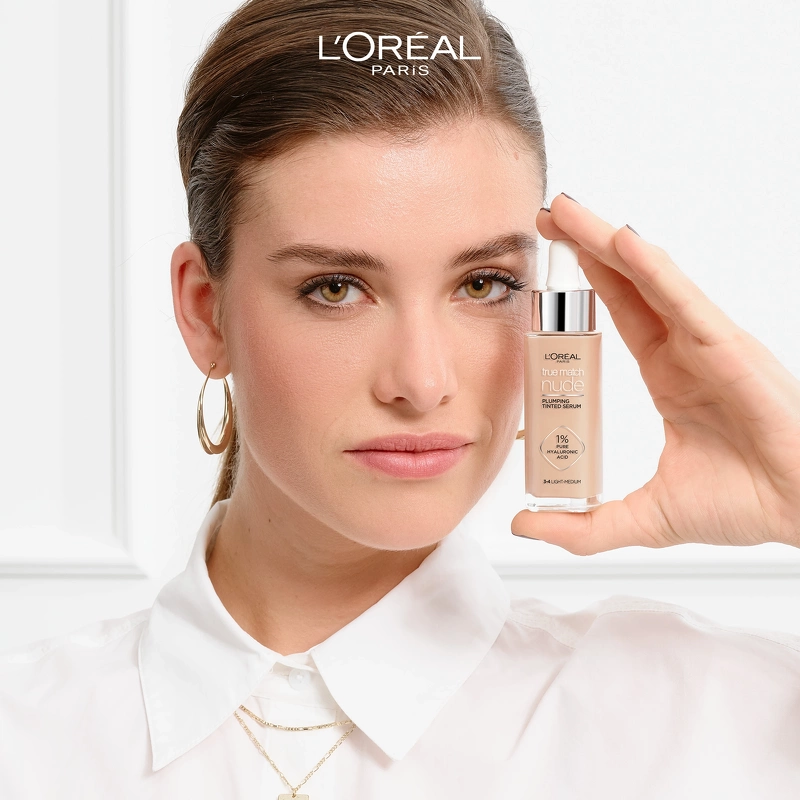 L'Oréal Paris Cosmetics True Match Nude Plumping Tinted Serum 30 ml - No. 3-4 Light-Medium