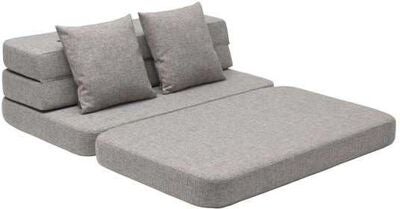 by KlipKlap 3 Fold Sofa XL, Multi Grey