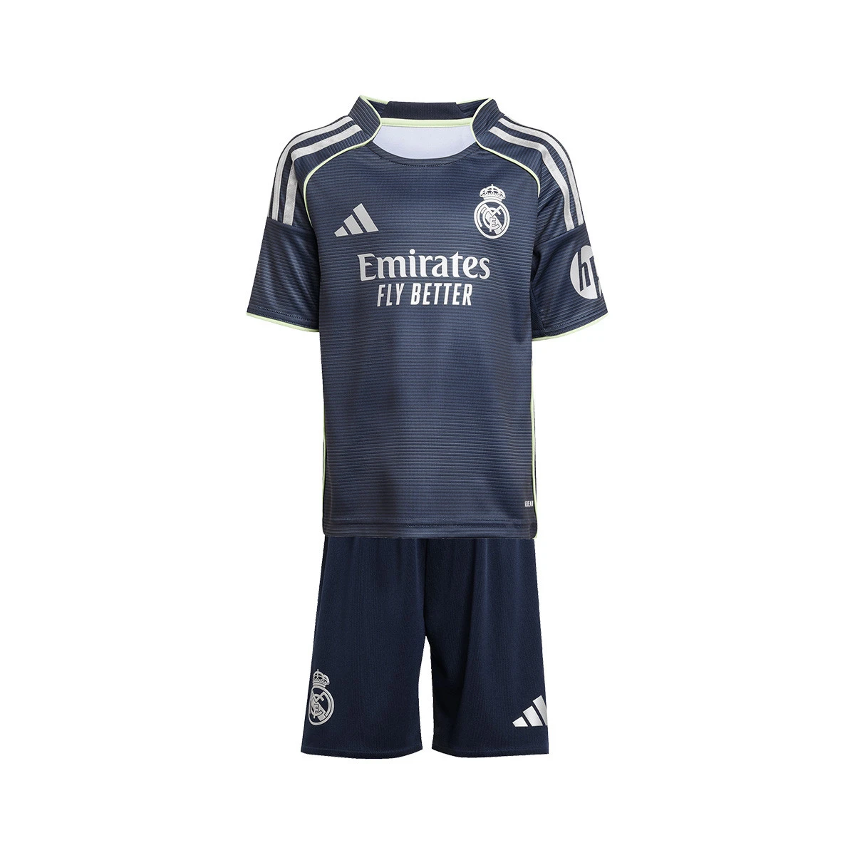 Conjunto adidas Real Madrid Segundo Equipamento 2025-2026 Criança