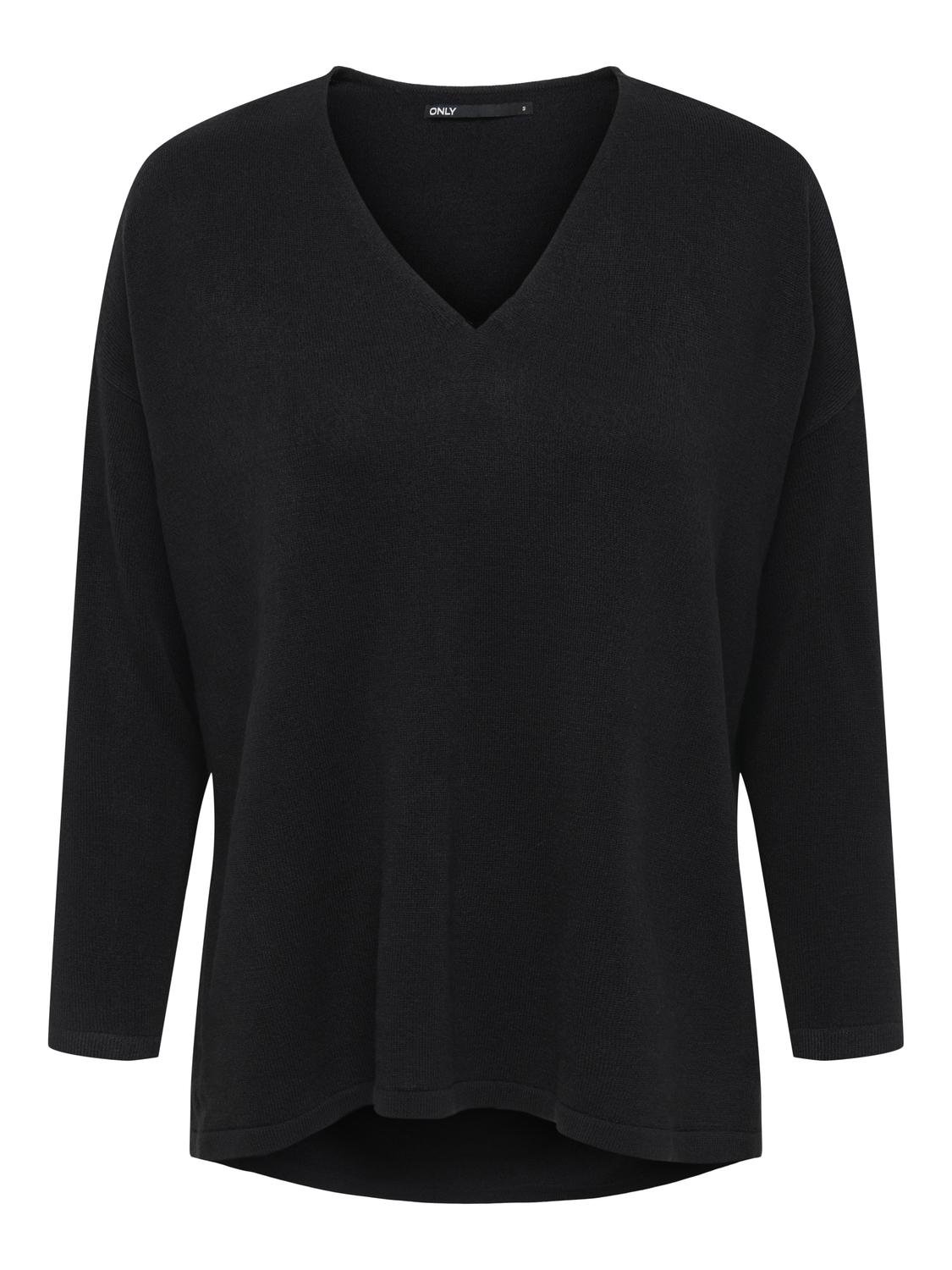 ONLAMALIA Strickpullover Black