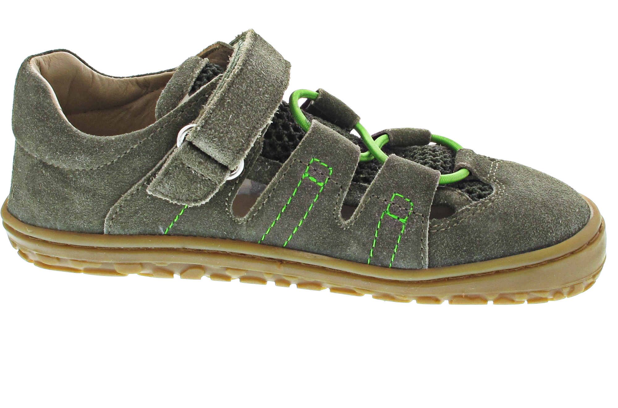 Lurchi Naffi Barefoot Sandale grün