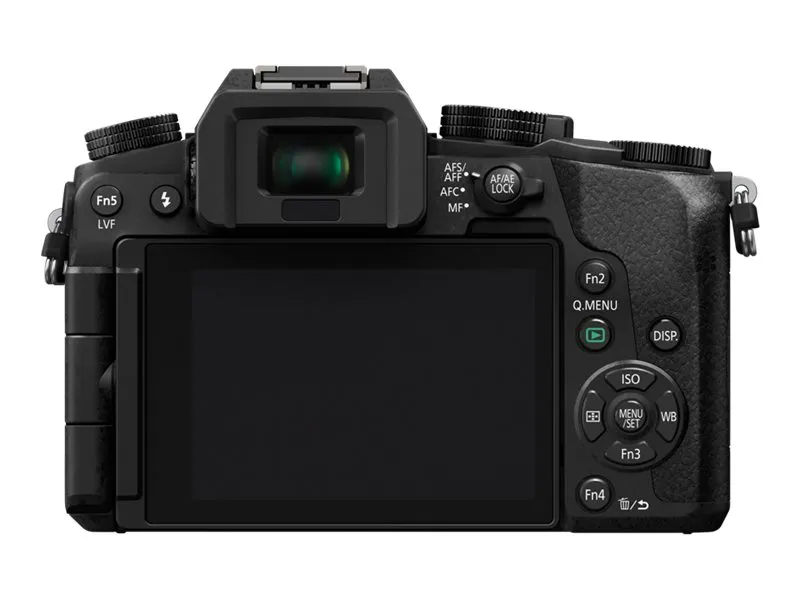 Panasonic Lumix G DMC-G70KA - Digitalkamera - spejlløst - 16.0 MP - Four Thirds - 4K / 25 fps - 3x optisk zoom 14-42 mm objektiv - Wi-Fi - sort
