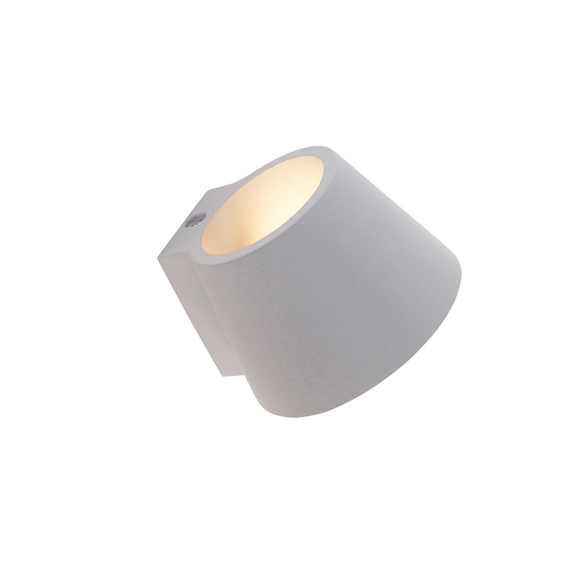 Industriële wandlamp beton met lichteffect - Cup
