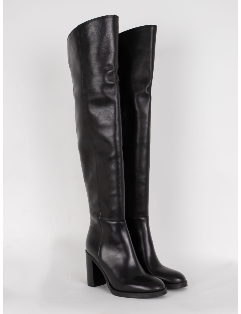 PAOYAMA CUISSARDE EN CUIR NOIR