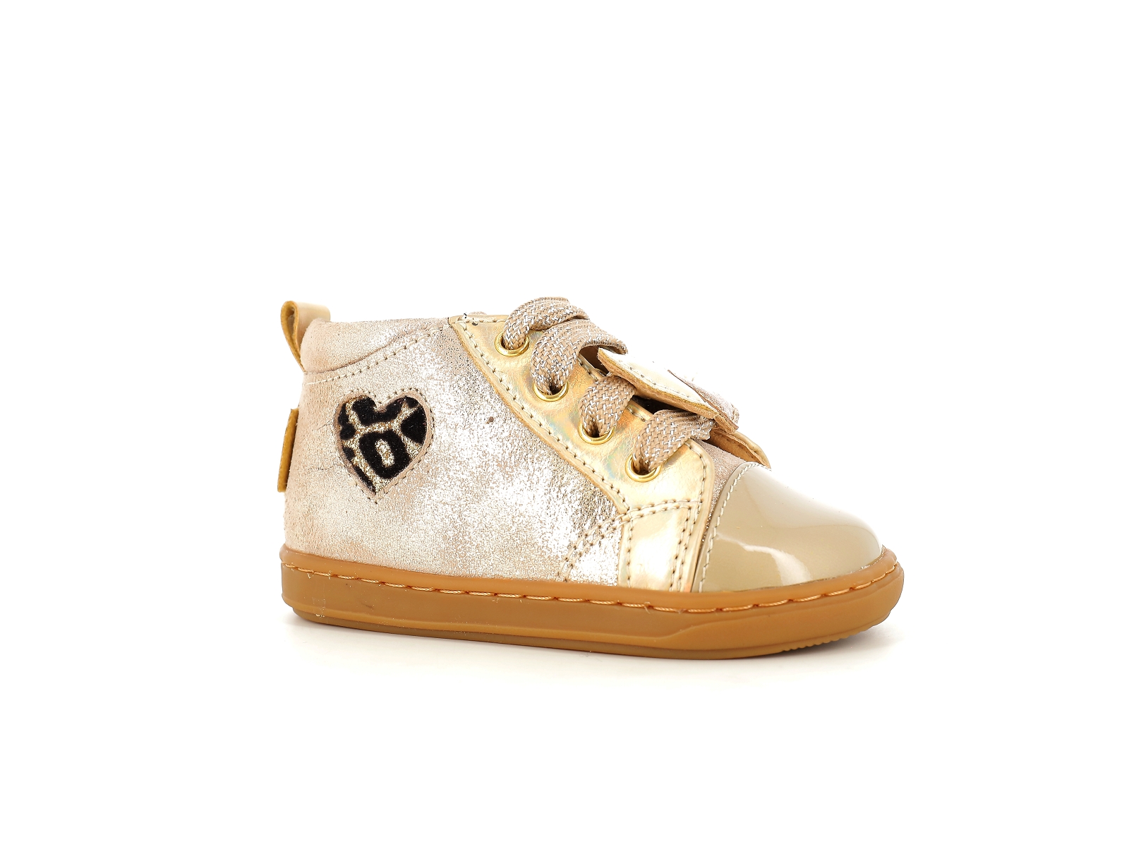 Shoopom-BOUBA HEART Cuir Platine