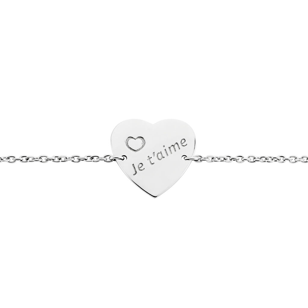 Bracelet Argent Blanc Sharla