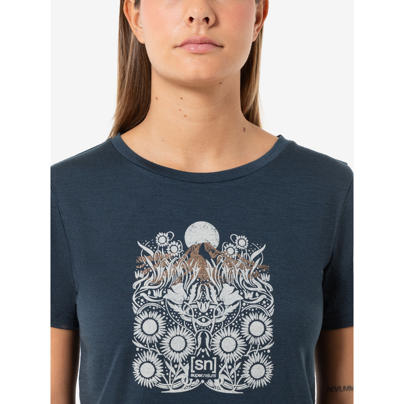 Super.Natural Damen Mount Flower Bio J T-Shirt