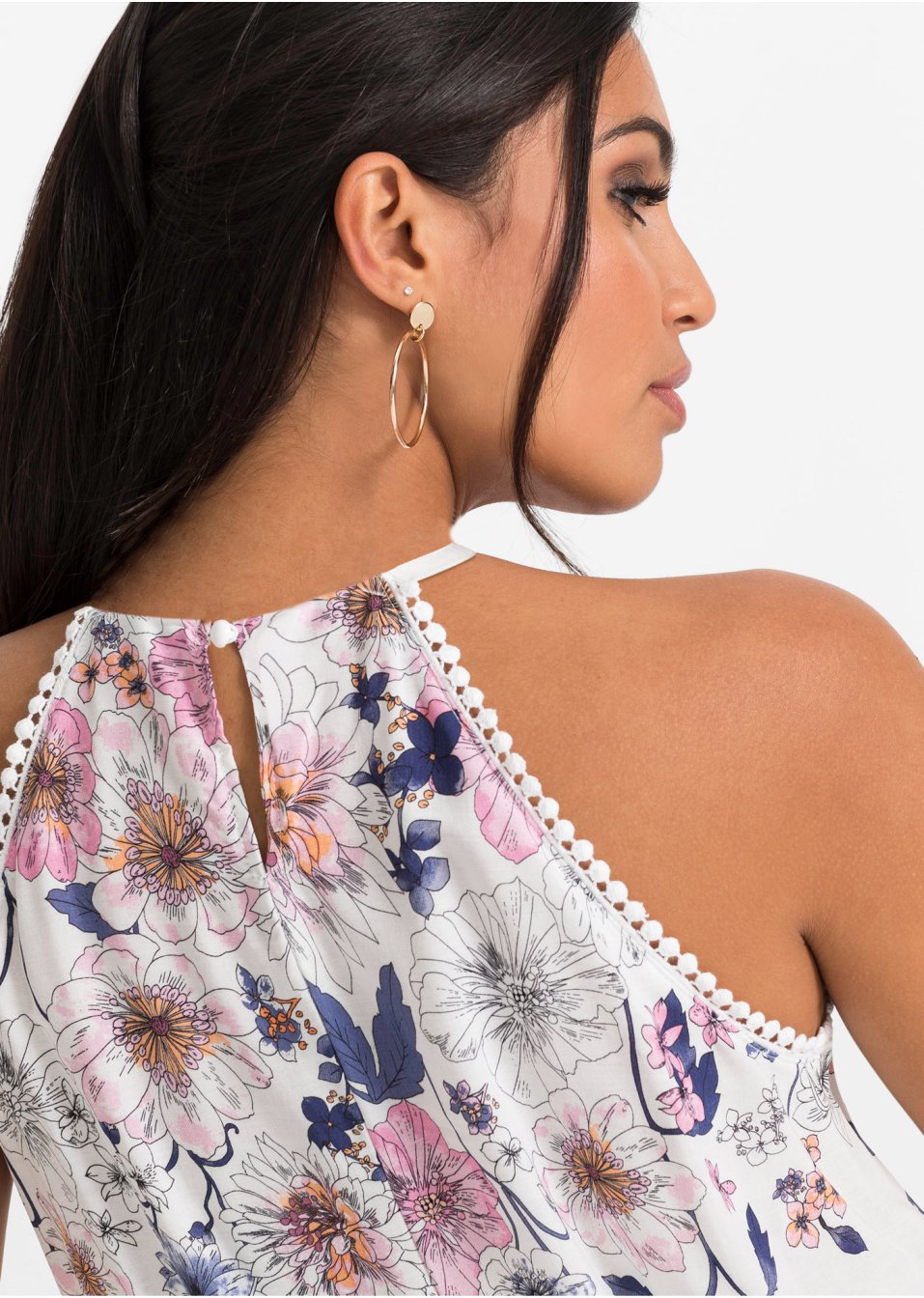 Top-blouse imprimé