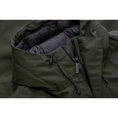Herren-Winterparka, Dunkelgrün