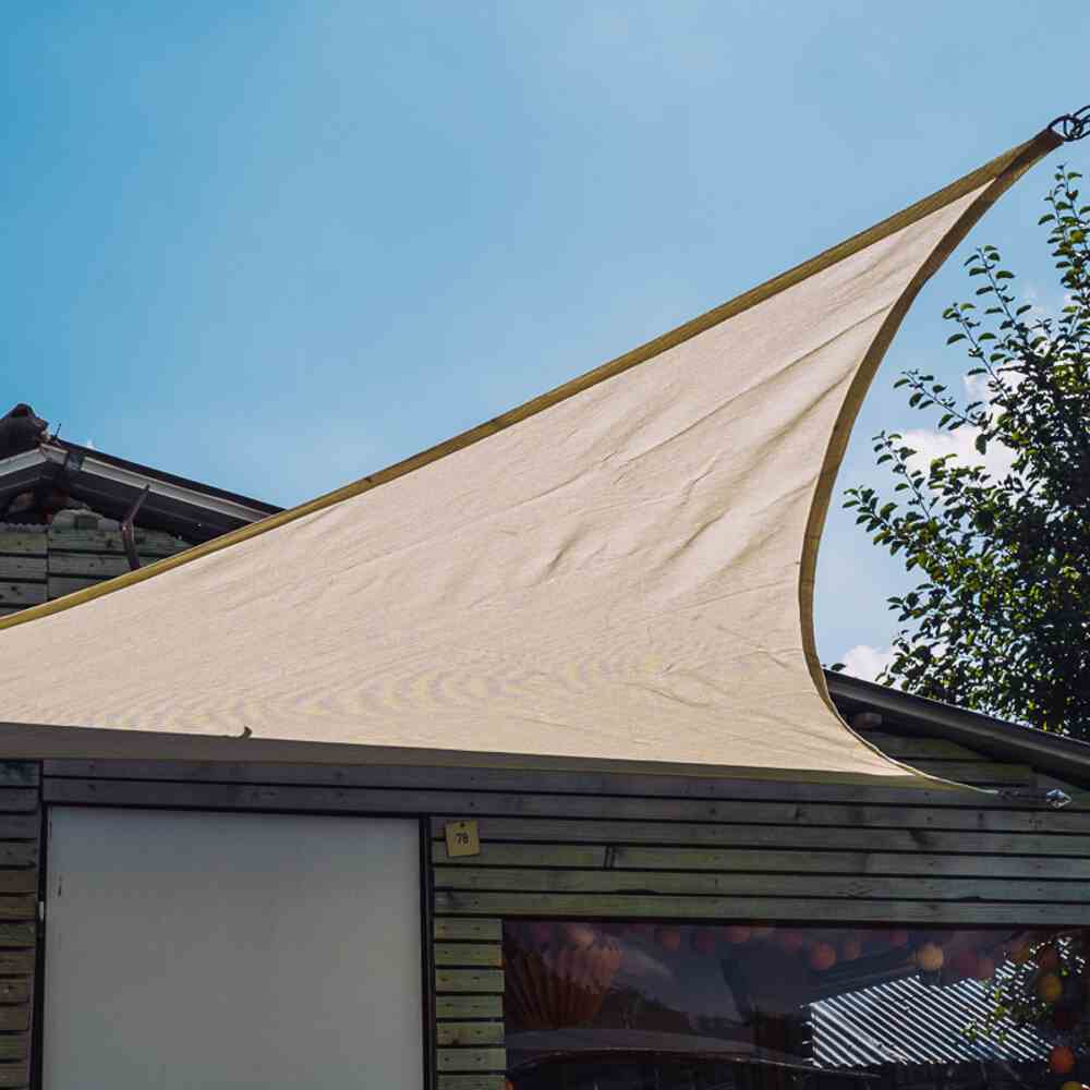 Sonnensegel SOLINO - sand - 3-eckig - 360 cm
