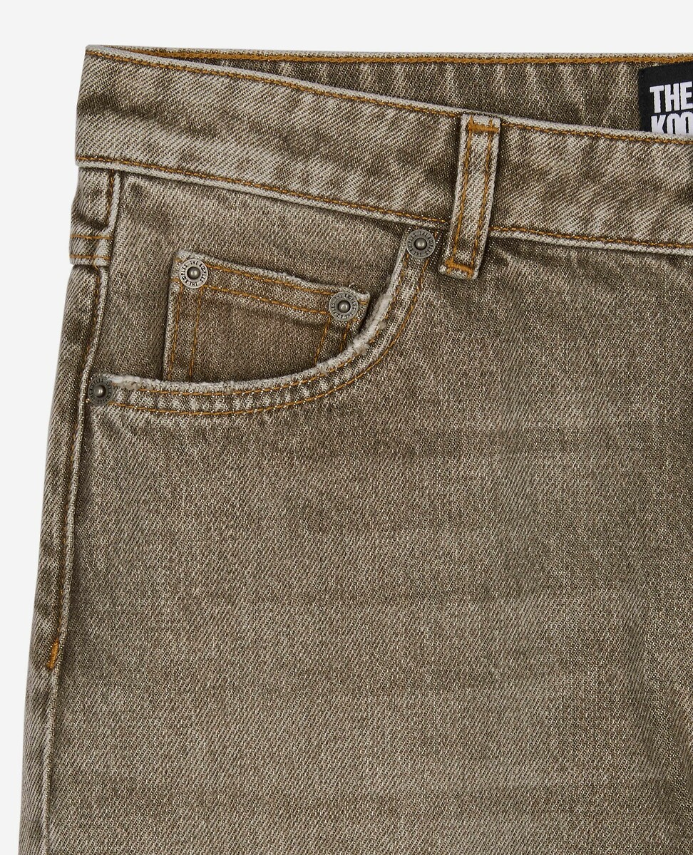 THE KOOPLES<br>Calça jeans reta em denim