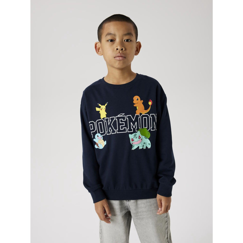 Køb Name It Dark Sapphire Day Pokemon Regular Sweatshirt Noos