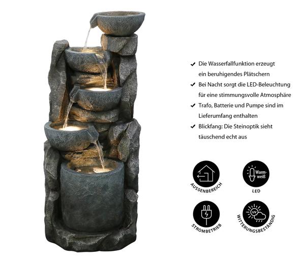 Dehner Polyethylen-Gartenbrunnen Gresta,
