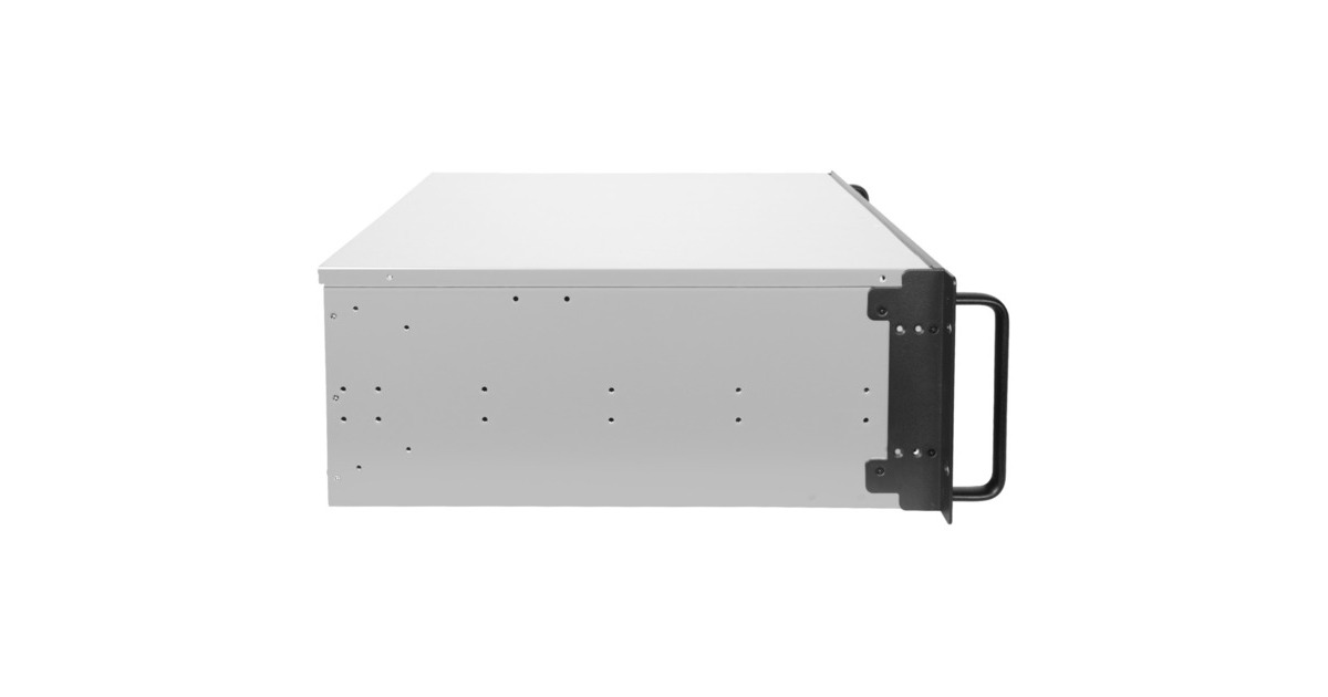 SilverStoneRM41-H08 rack behuizing  (Zwart | 2x USB-A 3.2 (5 Gbit/s))