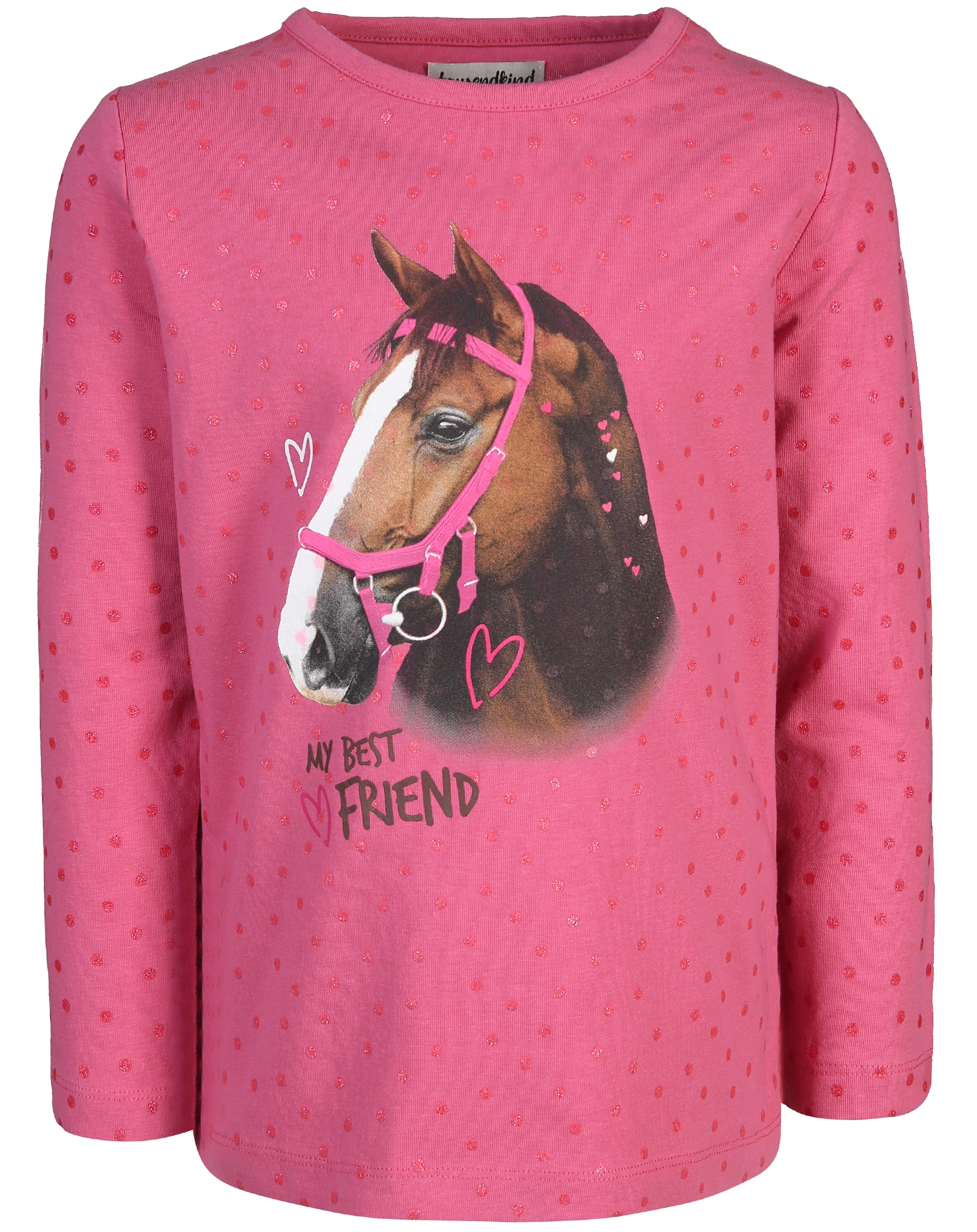 Langarmshirt PFERDEFREUND in pink